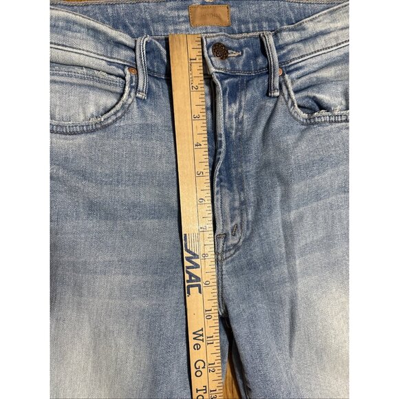 MOTHER Classic Blue Straight Leg Jeans - Picture 3 of 12
